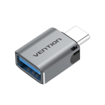 VENTION Adattatore OTG USB-C Maschio verso USB-A Femmina (Grigio)
