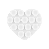 Supporto Ventosa a Cuore (Bianco)