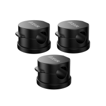 DEVIA Lite1 360° Kit 3 Organizzatori di Cavi Magnetici (Nero) 