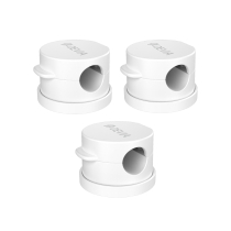 DEVIA Lite1 360° Kit 3 Organizzatori di Cavi Magnetici (Bianco) 