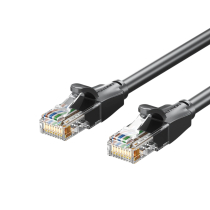VENTION Câble de Brassage RJ45 UTP Cat.6 (0,5m) (Noir)