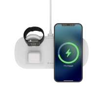 DEVIA Smart Series Stazione di Ricarica Magnetica 3 in 1 15W (Bianco) 