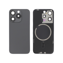 Backcover Titanio Nero iPhone 15 Pro (Con MagSafe) (Senza Logo)