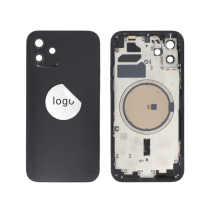 Backcover Nero iPhone 12 (Pulled A)