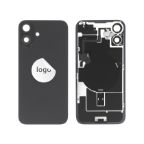 Vetro posteriore Completo Nero iPhone 16 Plus (Pulled A)