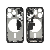 Telaio centrale Titanio Nero iPhone 15 Pro (Con Componenti) (Pulled A)