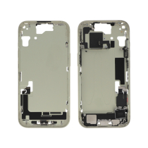 Telaio centrale Giallo iPhone 15 (Con Componenti) (Pulled A)