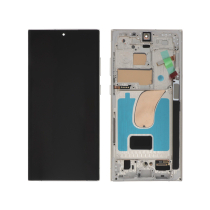 Display completo Crema Galaxy S23 Ultra (S918) (Soft OLED)