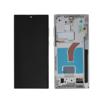 Display completo Bianco Galaxy S22 Ultra (S908) (Soft OLED)