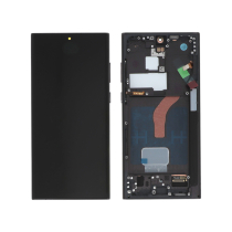 Display completo Nero Galaxy S22 Ultra (S908) (Soft OLED)