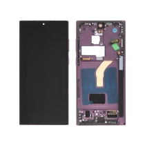 Display completo Bordeaux Galaxy S22 Ultra (S908) (Soft OLED)