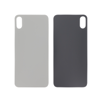 Backcover Argento iPhone XS Max (Large Hole) (Senza Logo)