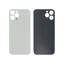 Backcover Argento iPhone 12 Pro Max (Foro Grande) (Senza Logo)