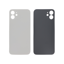 Backcover Argento iPhone 12 (Large Hole) (Senza Logo)