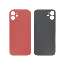 Backcover Rosso iPhone 12 (Foro Grande) (Senza Logo)