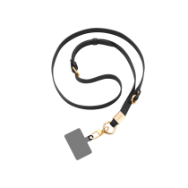 FAIRPLAY Collana lunga 120cm NOEMI (Nero)