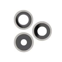 Lente Camera Completa Argento iPhone 14 Pro/14 Pro Max (lotto di 3)