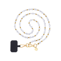 FAIRPLAY Tracolla Lunga Melia 120 cm (Bianco)