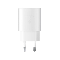 SAMSUNG Adattatore da viaggio Caricabatterie Wall Charger USB-C 25W (Bianco)
