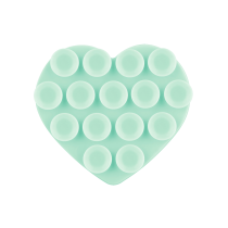 Supporto Ventosa Cuore (Verde Laguna)