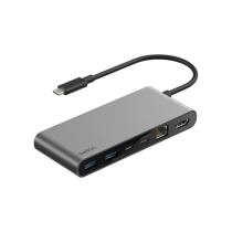 BELKIN Hub USB-C 8-in-1 (Grigio Siderale)