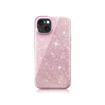 Custodia Glitter iPhone 16 Pro (Rosa)