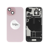 Vetro posteriore Rosa iPhone 15 (Con Componenti) (Pulled A)