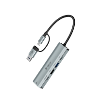 DEVIA Pro2 Hub USB-C 5 in 1 (Grigio Scuro) (EC701)