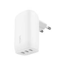 BELKIN Caricatore da Parete + Cavo USB-C/USB-C (3 USB-C) (67W) (Bianco)