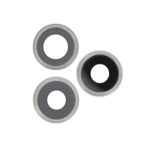 Lente Camera Posteriore con Vetrino iPhone 12 Pro Max (Argento)