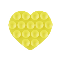 Supporto Ventosa a Cuore (Giallo)