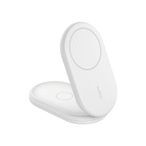 BELKIN Stazione di ricarica wireless 2-in-1 con Qi2 (15W) (Bianco)