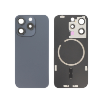 Backcover Titanio Blu iPhone 15 Pro (Con MagSafe) (Senza Logo)