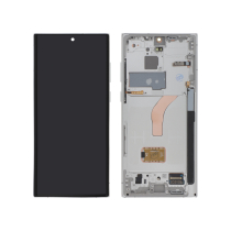 Display Completo Bianco Galaxy S22 Ultra (Con telaio) (ReLife)