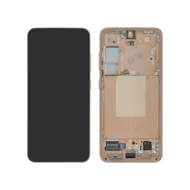 Display Completo Arancione Galaxy S24 (S921B) (Con telaio)