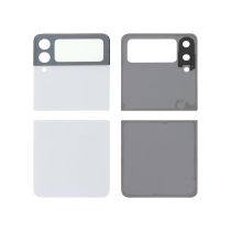 Vetro Posteriore Completo Bianco Galaxy Z Flip3 5G (F711B) (Senza logo)