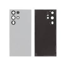 Vetro Posteriore Bianco Galaxy S22 Ultra (S908B) (Senza logo)
