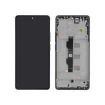 Schermo Completo Nero Redmi Note 13 Pro 4G (Con Telaio)
