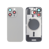 Backcover Titanio Naturale iPhone 16 Pro (Con MagSafe) (Senza Logo)