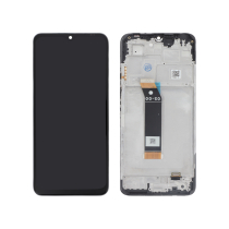 Display Completo Nero Poco M4 5G (Con Telaio)