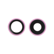 Lente Camera Posteriore con Contorno iPhone 16/16 Plus (Rosa) (Pacco da 2)