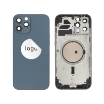 Backcover Blu Alpino iPhone 12 Pro Max (Pulled B)