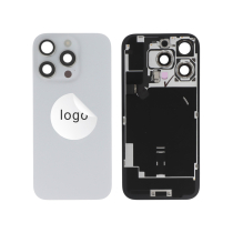 Vetro posteriore Titanio Bianco iPhone 16 Pro (Con Componenti) (Pulled A)