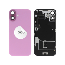 Vetro posteriore Rosa iPhone 16 Plus (Con Componenti) (Pulled A)