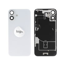 Vetro posteriore Bianco iPhone 16 Plus (Con Componenti) (Pulled A)