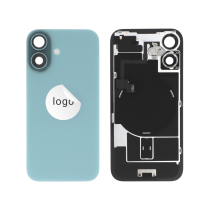 Vetro posteriore Verde acqua iPhone 16 (Con Componenti) (Pulled A)