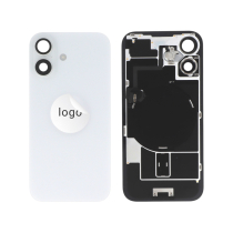 Vetro posteriore Bianco iPhone 16 (Con Componenti) (Pulled A)