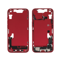 Telaio centrale Rosso iPhone 14 (Con Componenti) (Pulled A)