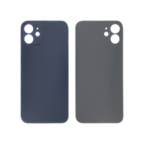 Backcover Blu iPhone 12 (Large Hole) (Senza Logo)