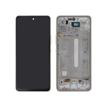 Display Completo Bianco OLED Galaxy A53 5G (A536B) (Con telaio)